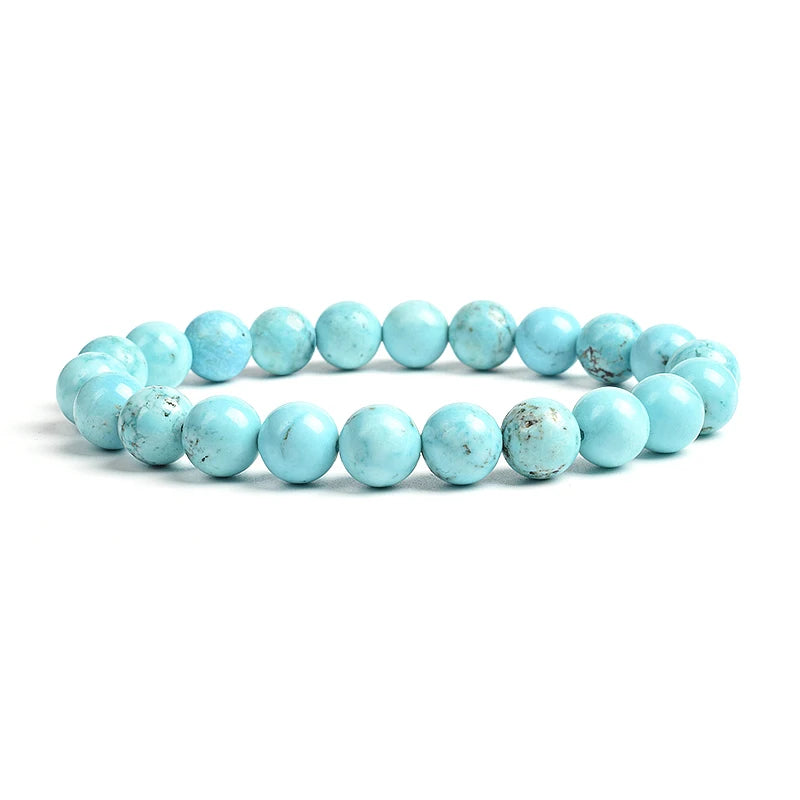 Natural White Moonstone Bead Bracelet, 8Mm Celestial Gemstone Jewelry