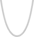 5Mm Stainless Steel Cuban Link Chain Necklace