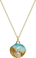 Seashell Pendant Necklace for Women
