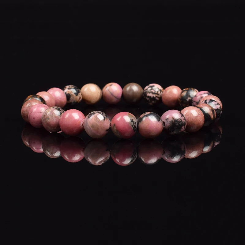Natural White Moonstone Bead Bracelet, 8Mm Celestial Gemstone Jewelry
