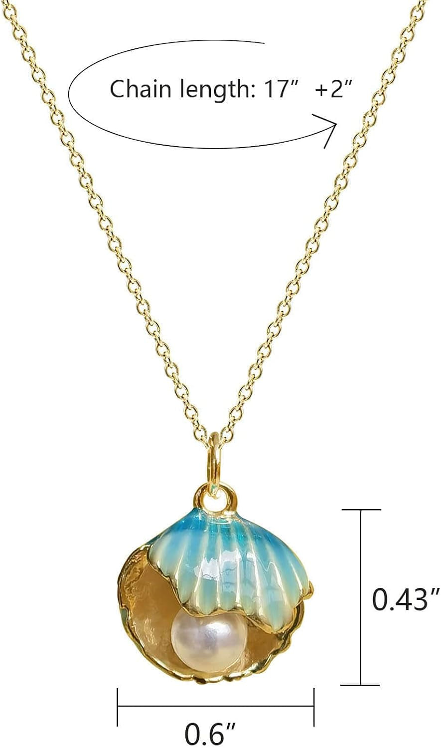 Seashell Pendant Necklace for Women