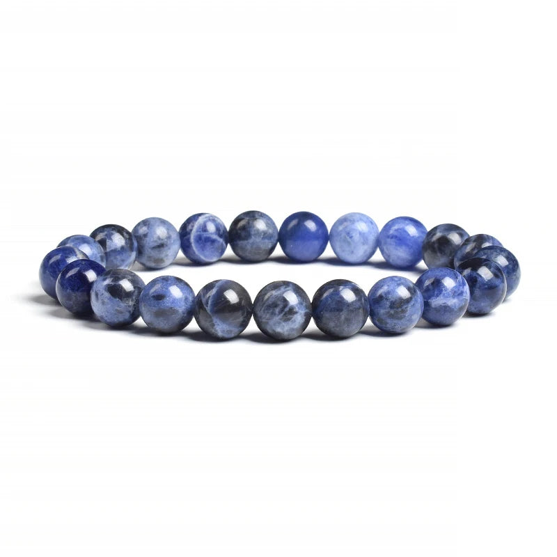 Natural White Moonstone Bead Bracelet, 8Mm Celestial Gemstone Jewelry