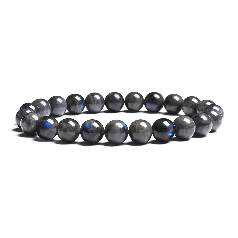 Natural White Moonstone Bead Bracelet, 8Mm Celestial Gemstone Jewelry