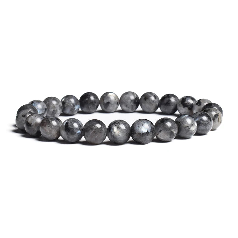 Natural White Moonstone Bead Bracelet, 8Mm Celestial Gemstone Jewelry