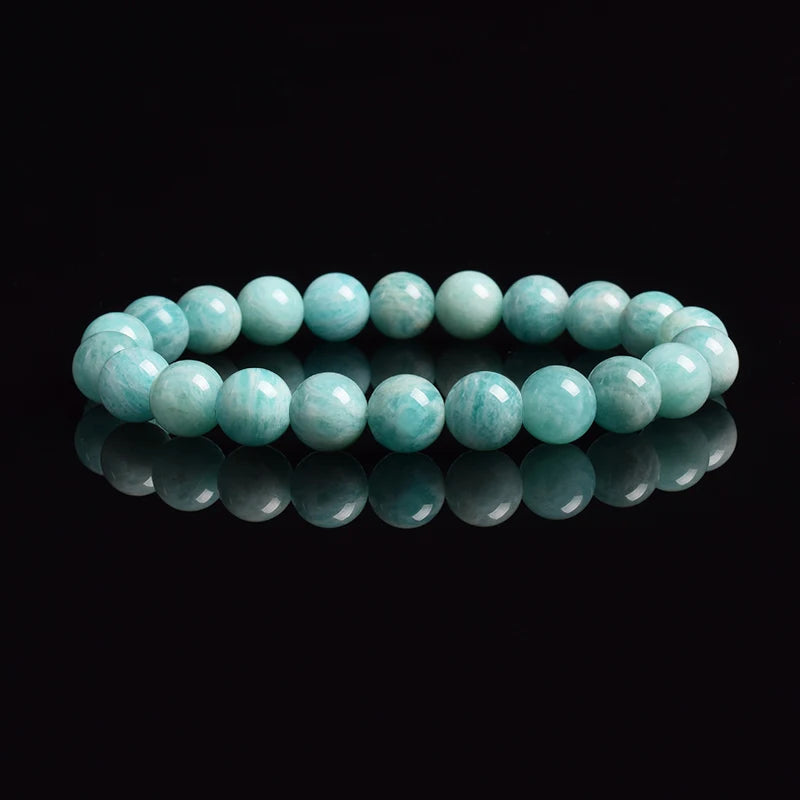 Natural White Moonstone Bead Bracelet, 8Mm Celestial Gemstone Jewelry